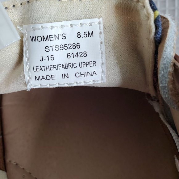 Sperry Top Sider Womens Size 8.5 M Boat Deck Shoes Tan Leather Firefish Seaweed - Picture 9 of 9